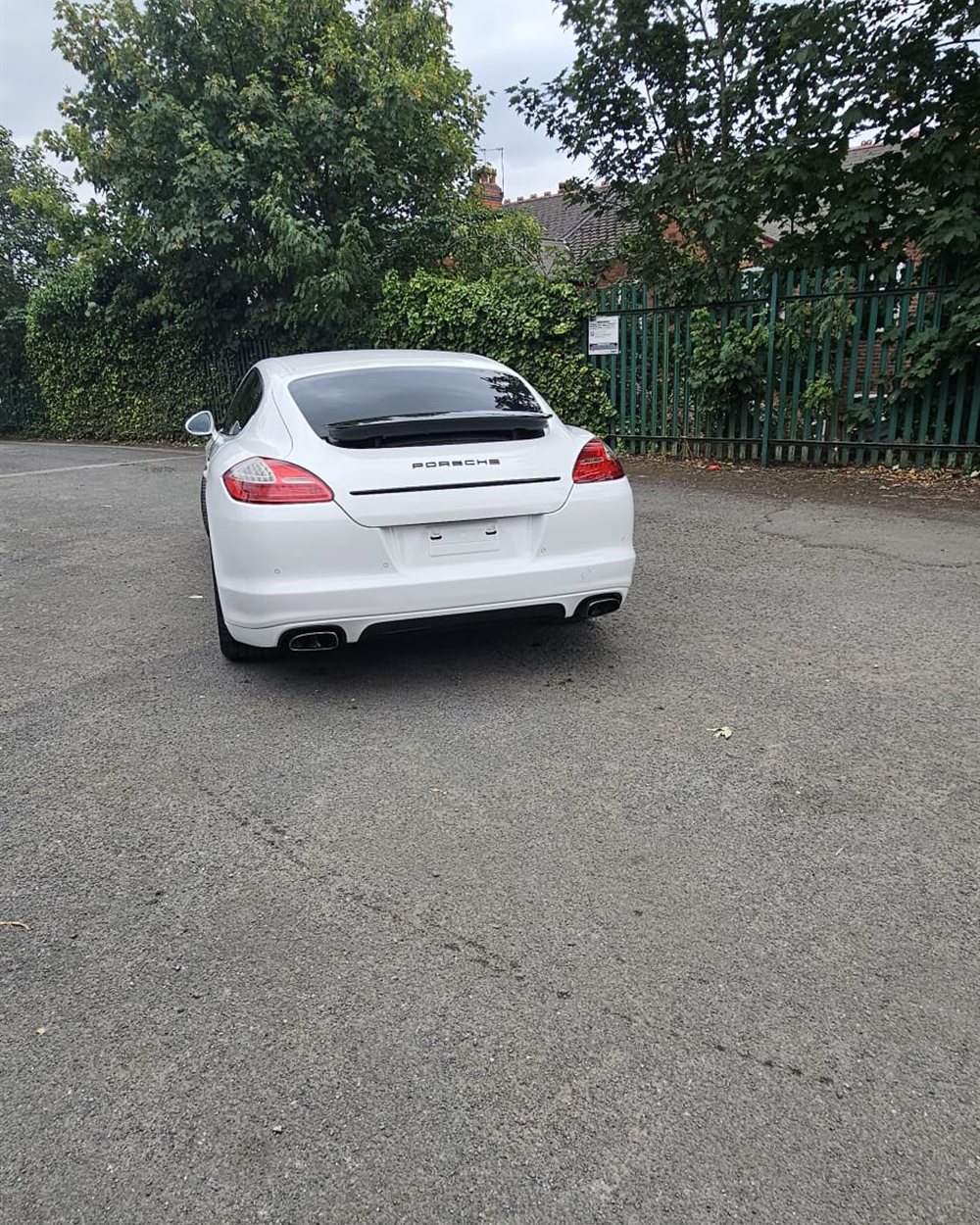 A customer car outside the unit after work